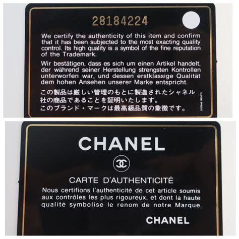 chanel authenticity card look up|look up Chanel serial number.